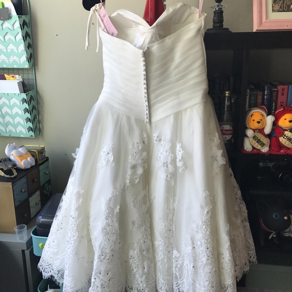 NWT tea length Wedding dress - Picture 7 of 15